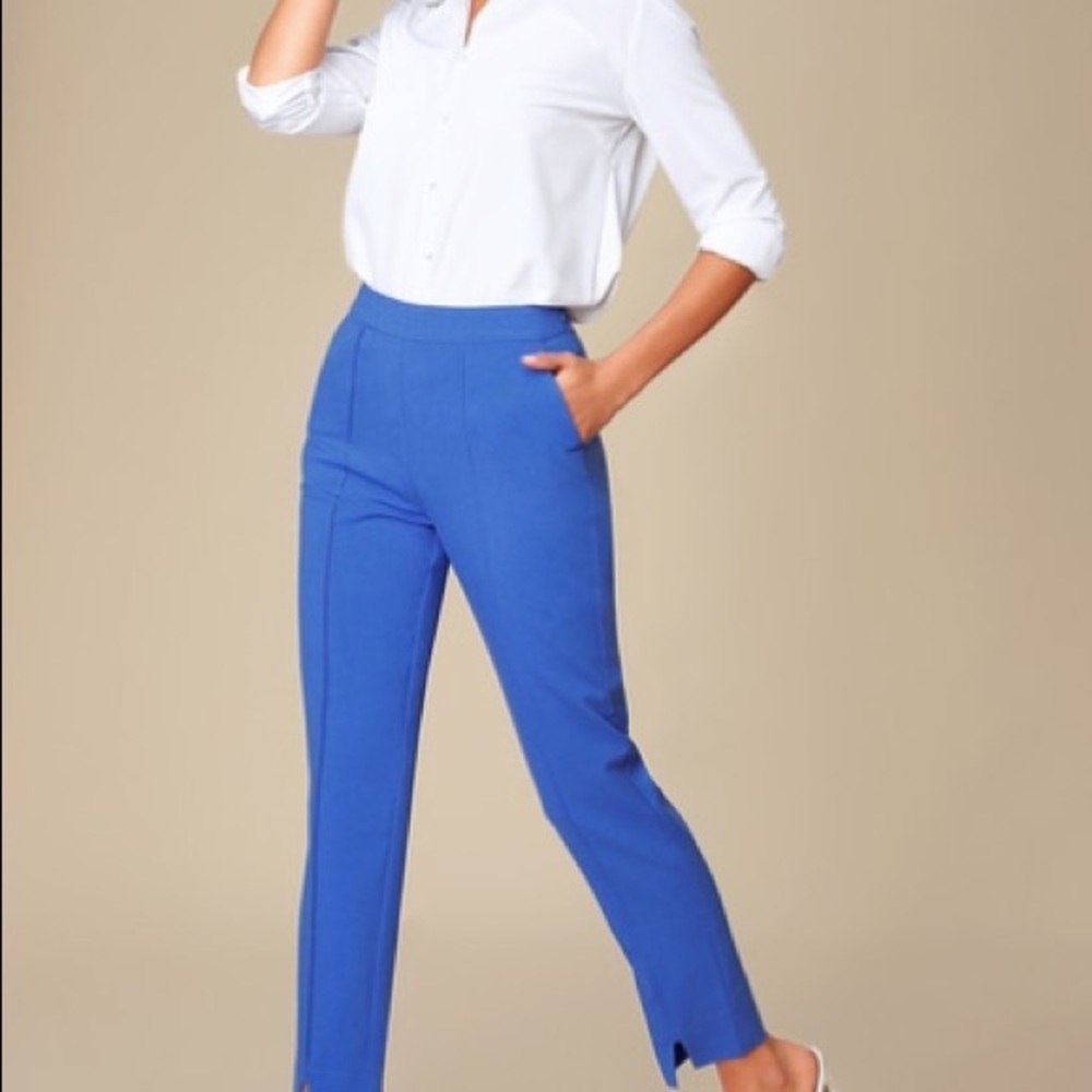 Lulu’s Blue Trouser Work Pants